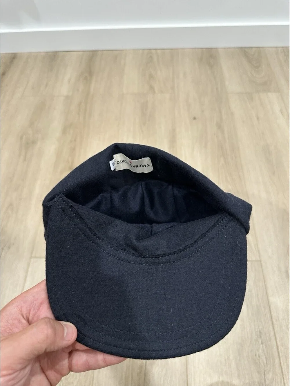 Karema Deodato Black Penn Cap Wool made in USA size Small